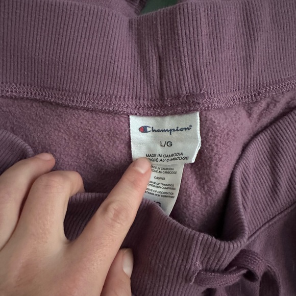 BNWOT Champion Sweats Size L - Picture 2 of 3